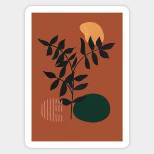 Boho Terracotta Plant 1 Sticker